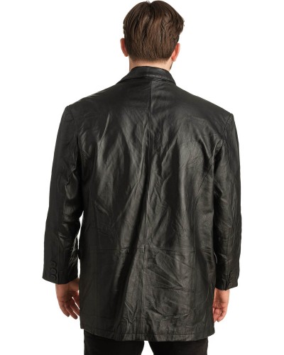 Γνήσιο Ανδρικό Δερμάτινο Σακάκι - T328