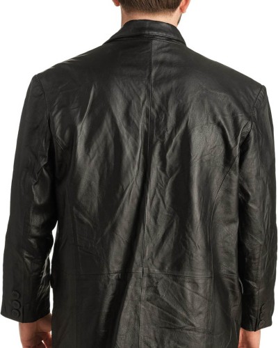 Γνήσιο Ανδρικό Δερμάτινο Σακάκι - T328