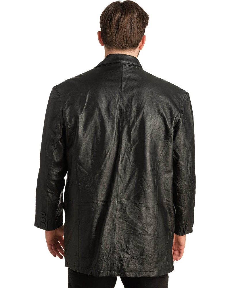 Γνήσιο Ανδρικό Δερμάτινο Σακάκι - T328