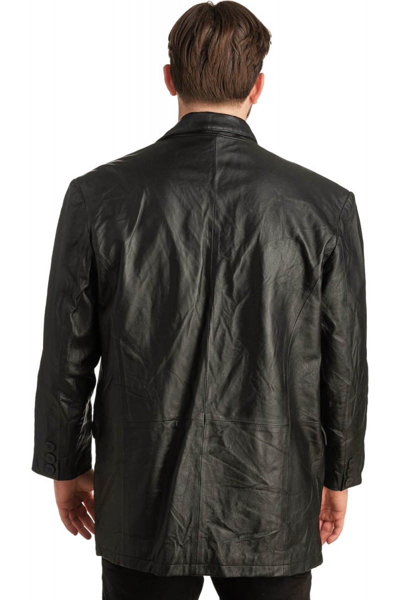 Γνήσιο Ανδρικό Δερμάτινο Σακάκι - T328