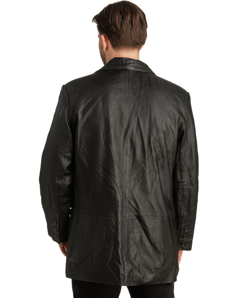 Γνήσιο Ανδρικό Δερμάτινο Σακάκι - T329