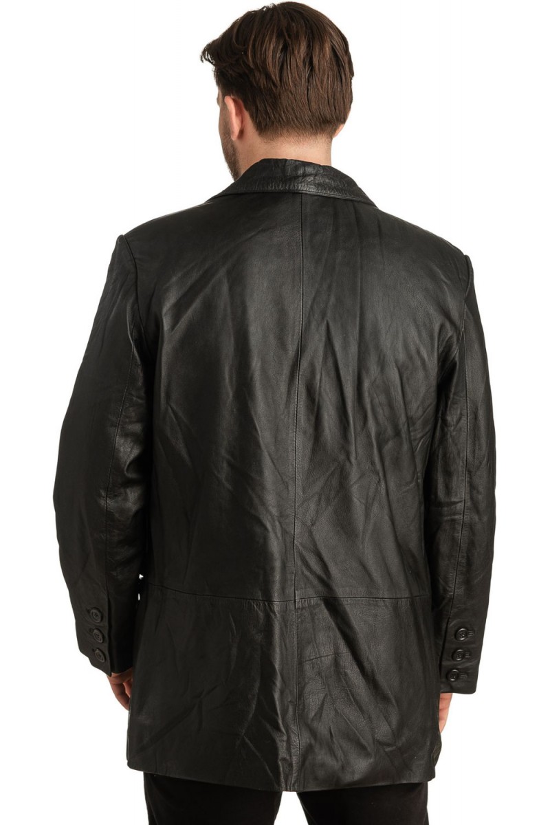 Γνήσιο Ανδρικό Δερμάτινο Σακάκι - T329