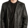 Γνήσιο Ανδρικό Δερμάτινο Σακάκι - T329