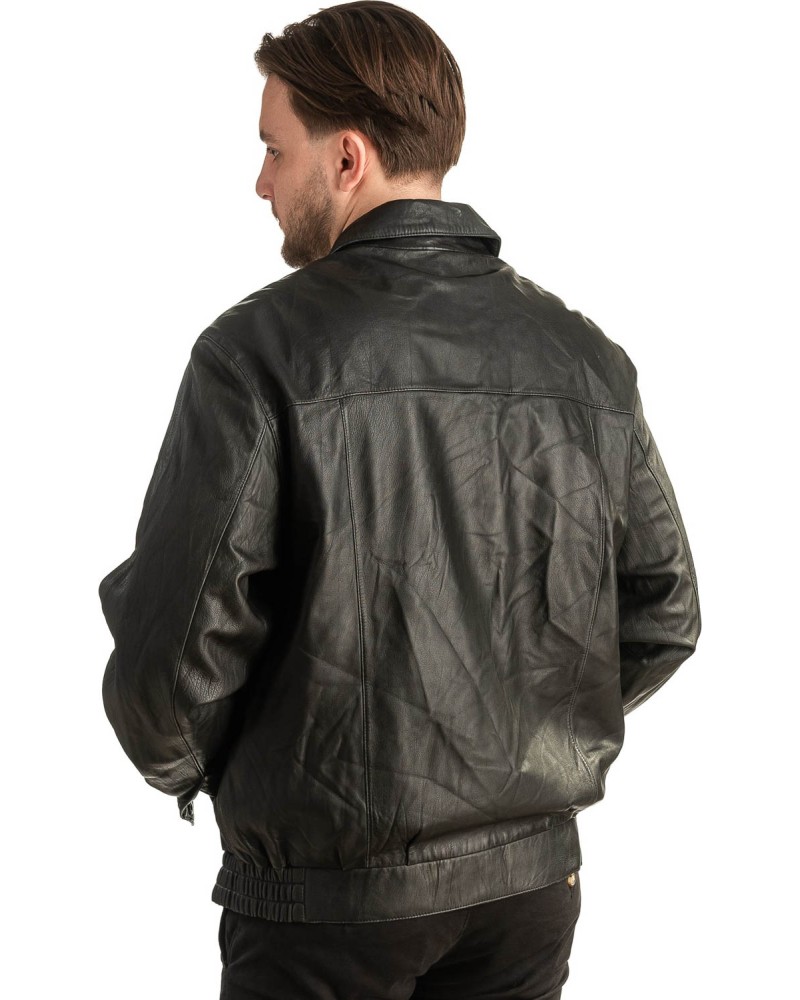 Γνήσιο Ανδρικό Δερμάτινο Μπουφάν - T331