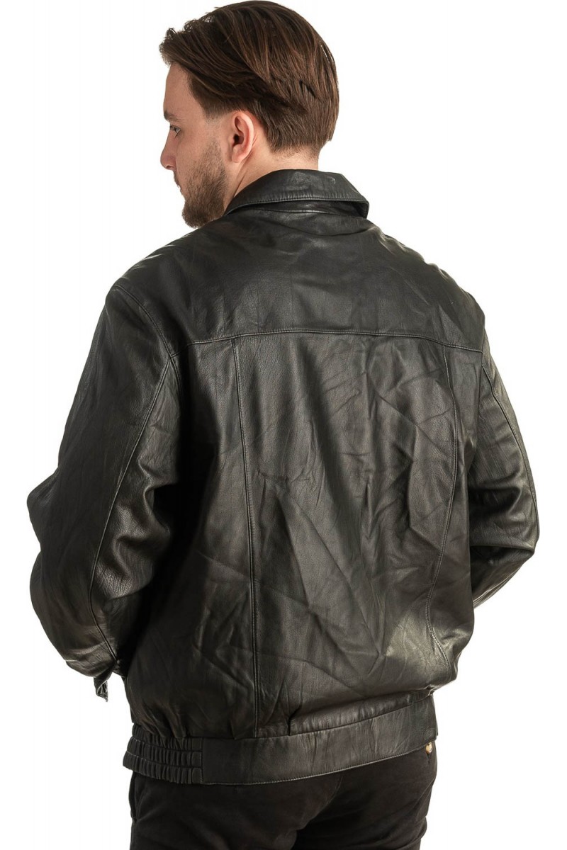 Γνήσιο Ανδρικό Δερμάτινο Μπουφάν - T331