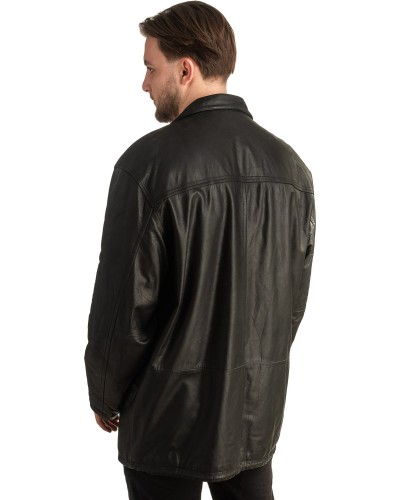 Γνήσιο Ανδρικό Δερμάτινο Μπουφάν - T333