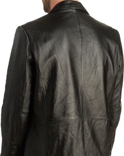 Γνήσιο Ανδρικό Δερμάτινο Σακάκι - T334