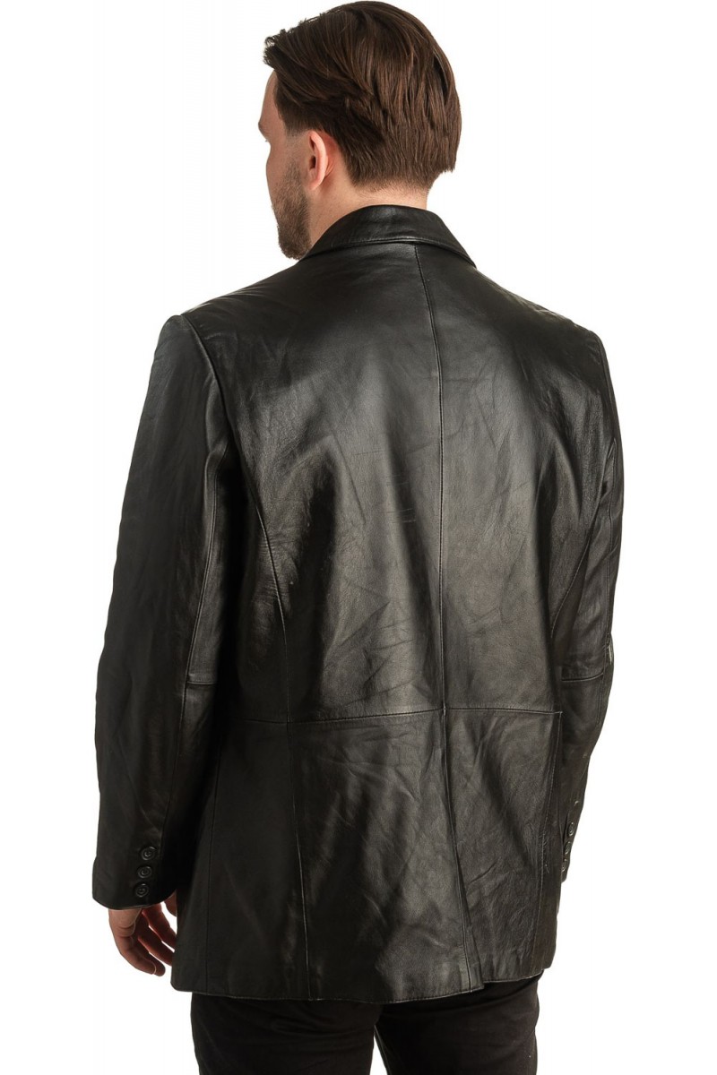 Γνήσιο Ανδρικό Δερμάτινο Σακάκι - T334