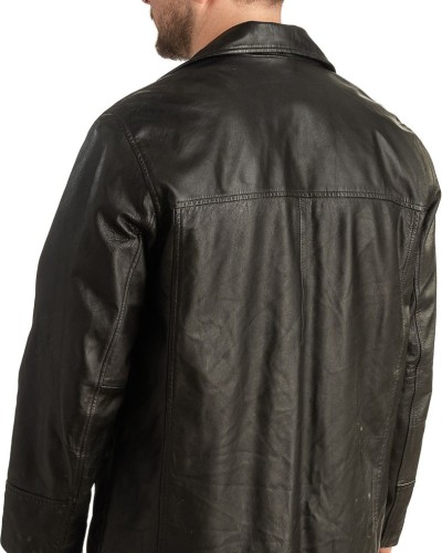 Γνήσιο Ανδρικό Δερμάτινο Μπουφάν - T337