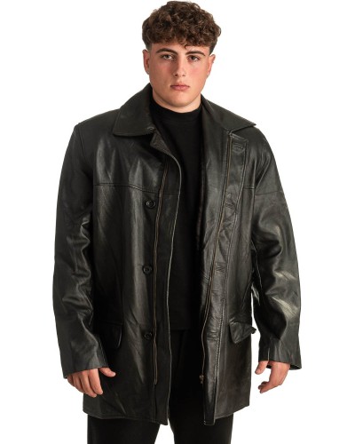 Γνήσιο Ανδρικό Δερμάτινο Μπουφάν - T339