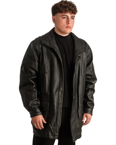 Γνήσιο Ανδρικό Δερμάτινο Μπουφάν - T340