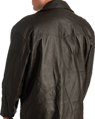Γνήσιο Ανδρικό Δερμάτινο Μπουφάν - T342