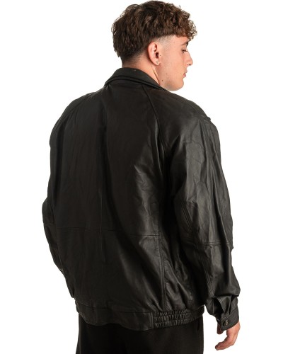 Γνήσιο Ανδρικό Δερμάτινο Μπουφάν - T346