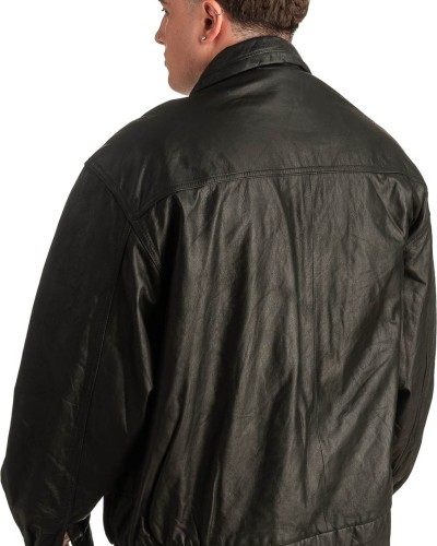 Γνήσιο Ανδρικό Δερμάτινο Μπουφάν - T348