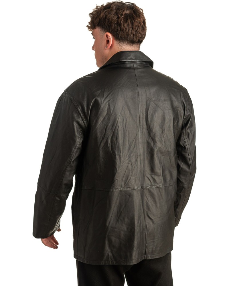 Γνήσιο Ανδρικό Δερμάτινο Σακάκι - T349