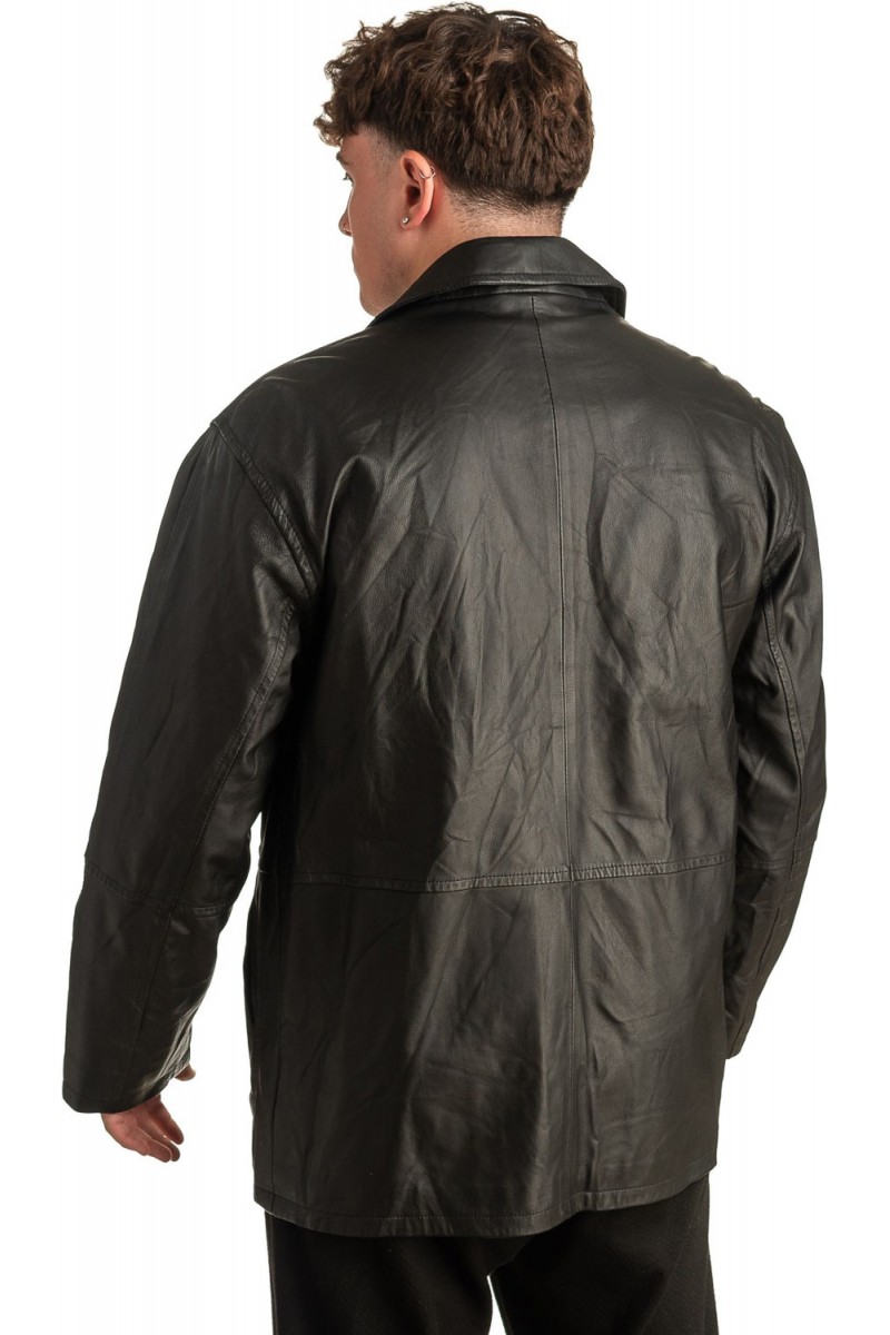 Γνήσιο Ανδρικό Δερμάτινο Σακάκι - T349