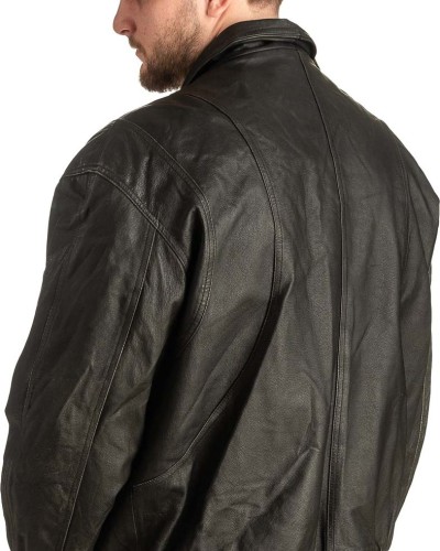 Γνήσιο Ανδρικό Δερμάτινο Μπουφάν - T355