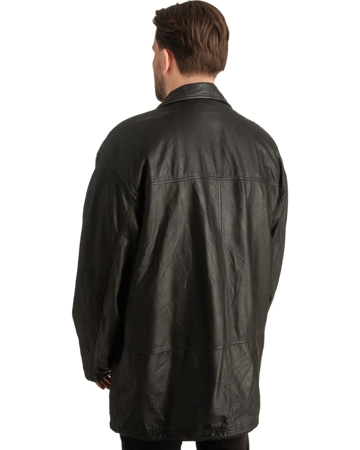 Γνήσιο Ανδρικό Δερμάτινο Μπουφάν - T357