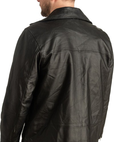 Γνήσιο Ανδρικό Δερμάτινο Μπουφάν - T358