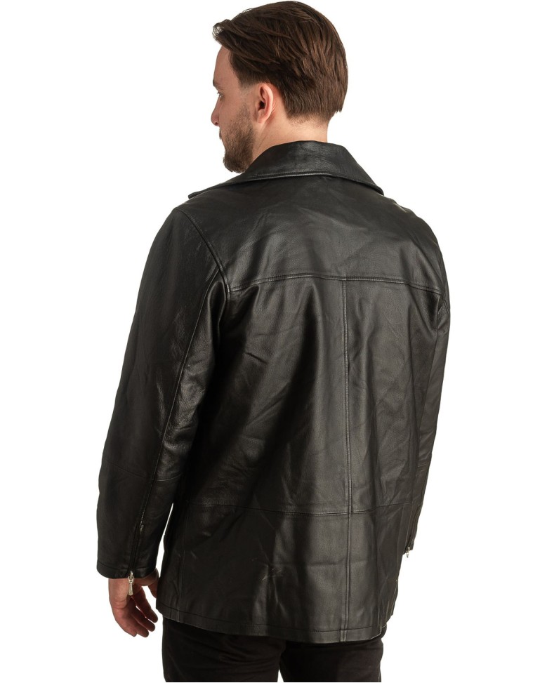 Γνήσιο Ανδρικό Δερμάτινο Μπουφάν - T358