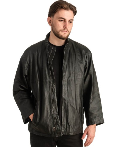 Γνήσιο Ανδρικό Δερμάτινο Μπουφάν - T359