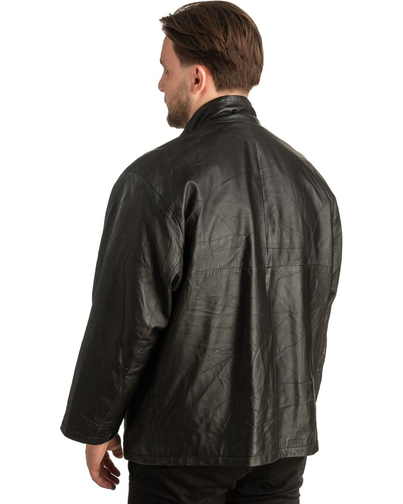 Γνήσιο Ανδρικό Δερμάτινο Μπουφάν - T359