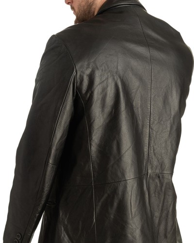 Γνήσιο Ανδρικό Δερμάτινο Σακάκι - T360