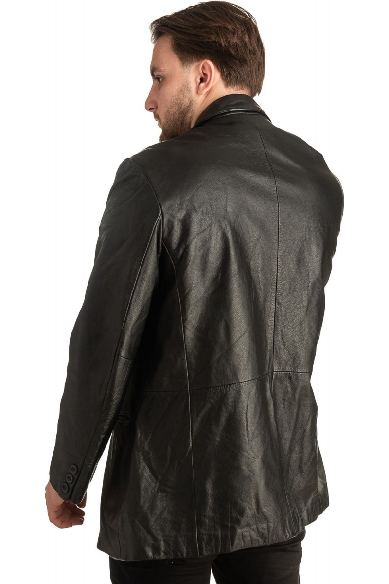 Γνήσιο Ανδρικό Δερμάτινο Σακάκι - T360