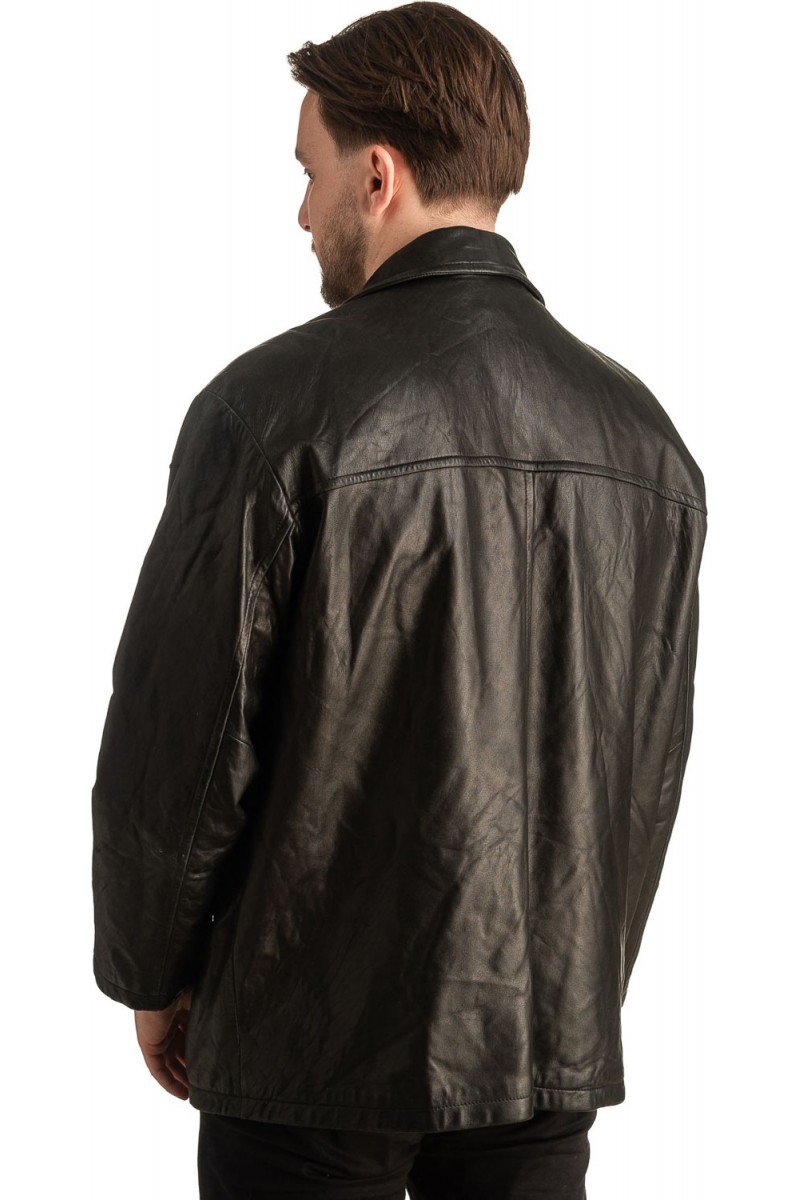 Γνήσιο Ανδρικό Δερμάτινο Μπουφάν - T361