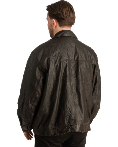 Γνήσιο Ανδρικό Δερμάτινο Μπουφάν - T363