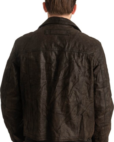 Γνήσιο Ανδρικό Δερμάτινο Μπουφάν - T364