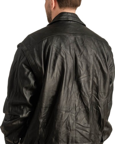 Γνήσιο Ανδρικό Δερμάτινο Μπουφάν - T365