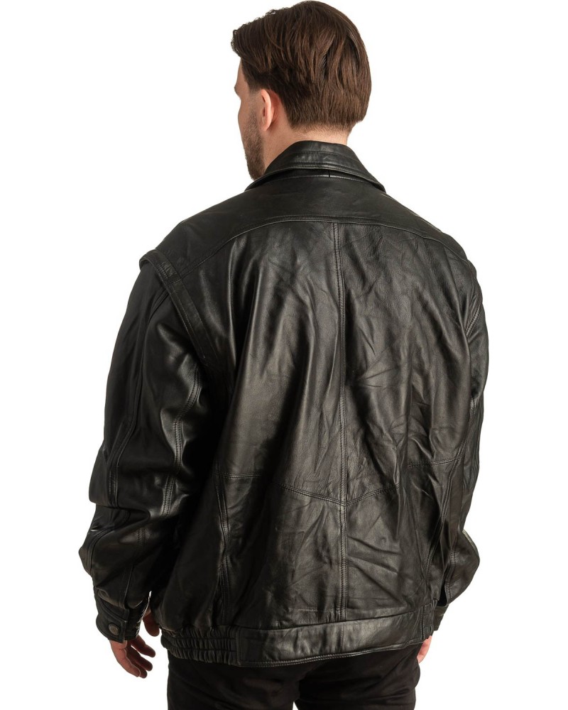 Γνήσιο Ανδρικό Δερμάτινο Μπουφάν - T365