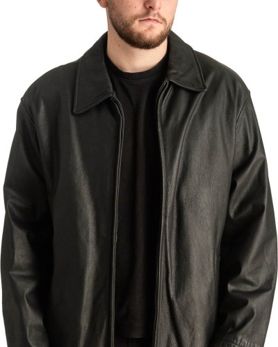 Γνήσιο Ανδρικό Δερμάτινο Μπουφάν - T366