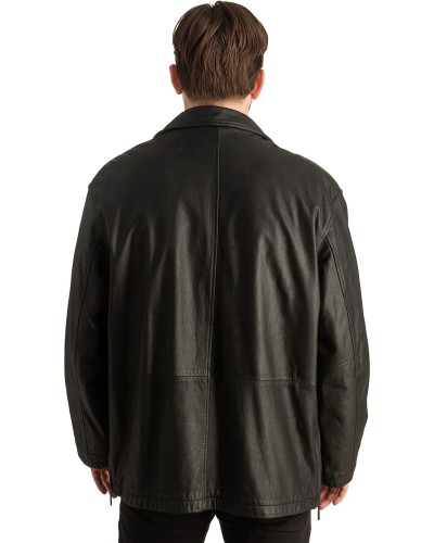 Γνήσιο Ανδρικό Δερμάτινο Μπουφάν - T366