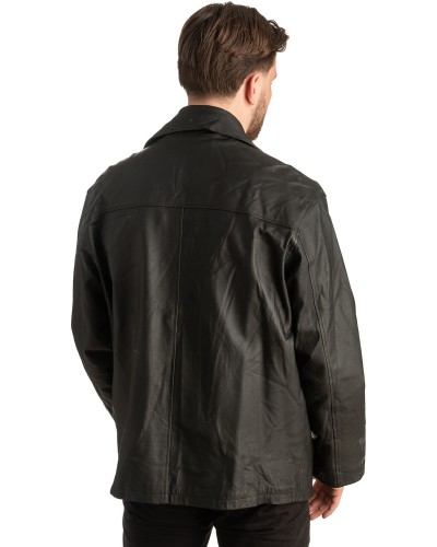 Γνήσιο Ανδρικό Δερμάτινο Μπουφάν - T367