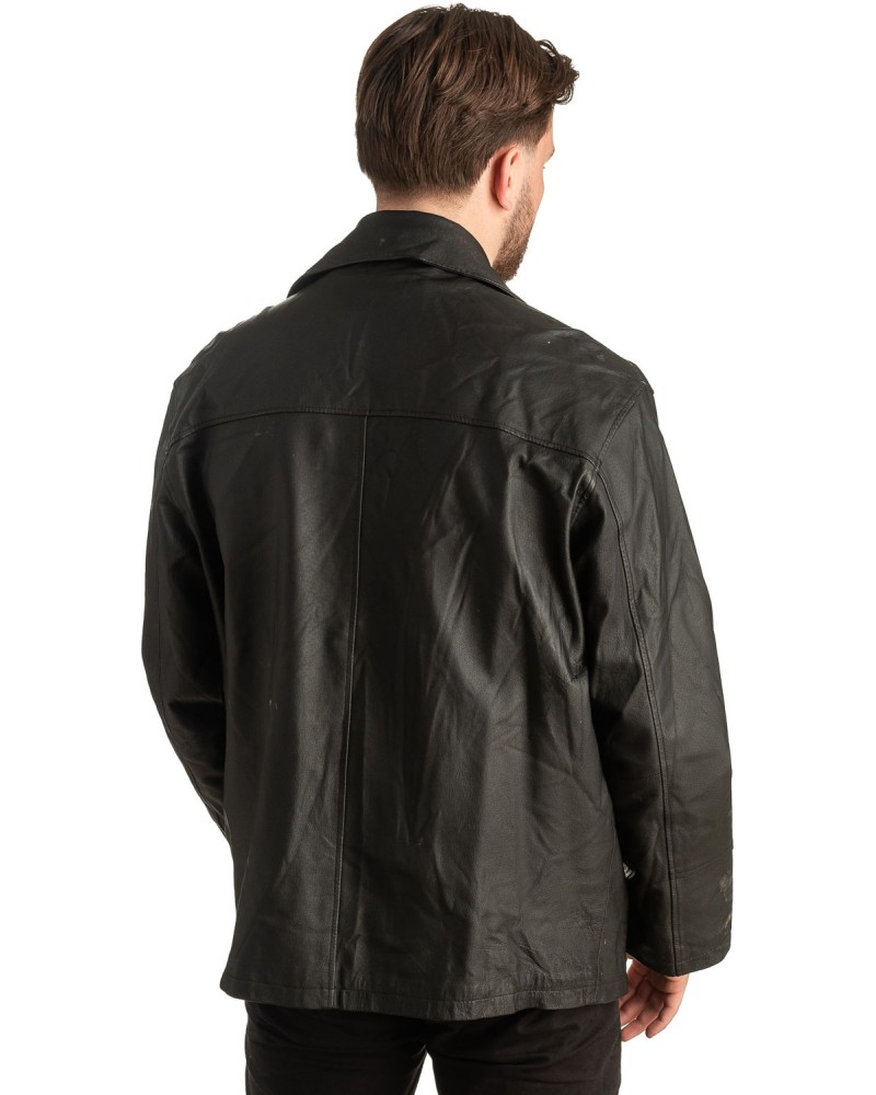 Γνήσιο Ανδρικό Δερμάτινο Μπουφάν - T367