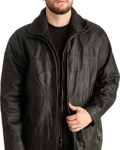 Γνήσιο Ανδρικό Δερμάτινο Μπουφάν - T370