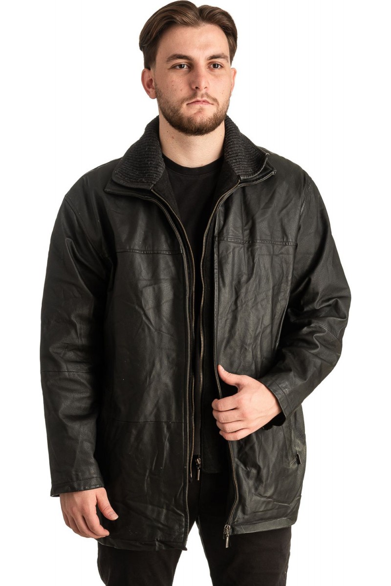 Γνήσιο Ανδρικό Δερμάτινο Μπουφάν - T370