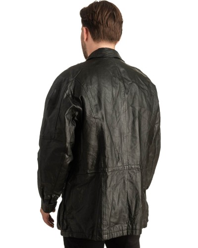 Γνήσιο Ανδρικό Δερμάτινο Μπουφάν - T373