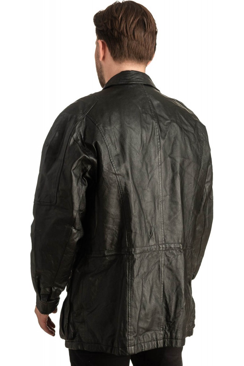 Γνήσιο Ανδρικό Δερμάτινο Μπουφάν - T373