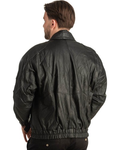Γνήσιο Ανδρικό Δερμάτινο Μπουφάν - T374