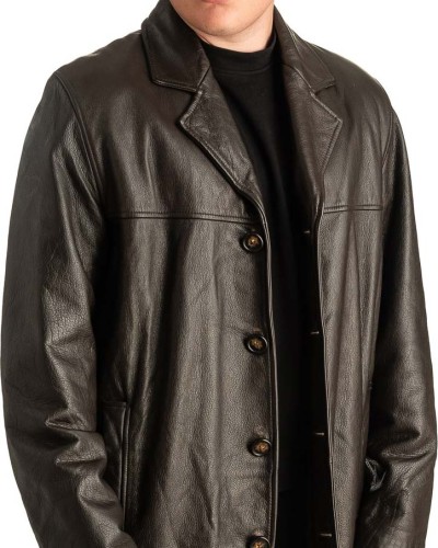 Γνήσιο Ανδρικό Δερμάτινο Μπουφάν - T380
