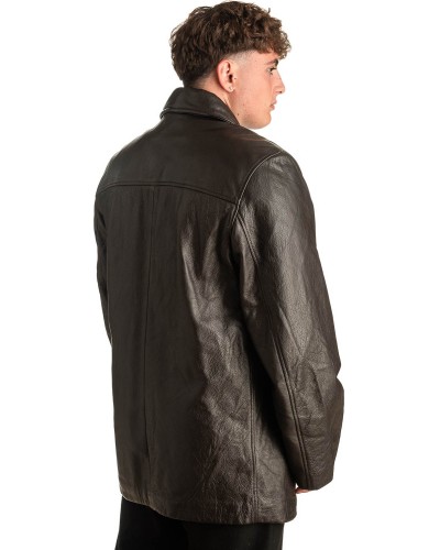 Γνήσιο Ανδρικό Δερμάτινο Μπουφάν - T380