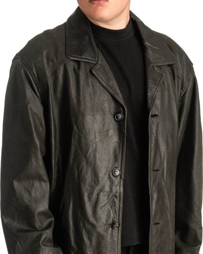 Γνήσιο Ανδρικό Δερμάτινο Μπουφάν - T384