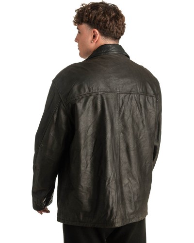 Γνήσιο Ανδρικό Δερμάτινο Μπουφάν - T384