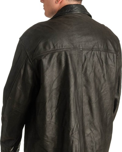 Γνήσιο Ανδρικό Δερμάτινο Μπουφάν - T384