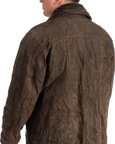 Γνήσιο Ανδρικό Δερμάτινο Μπουφάν - T385