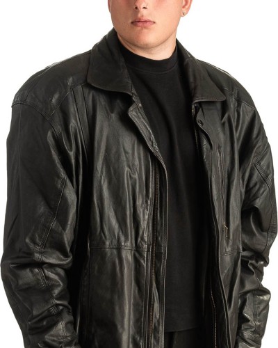 Γνήσιο Ανδρικό Δερμάτινο Μπουφάν - T387