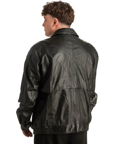 Γνήσιο Ανδρικό Δερμάτινο Μπουφάν - T387